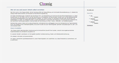 Desktop Screenshot of classig.de